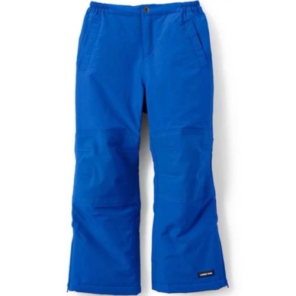 Lands’ Ends Kids Iron Knee Blue Ski & Snow Waterproof Pants. 14h. 14 Husky.